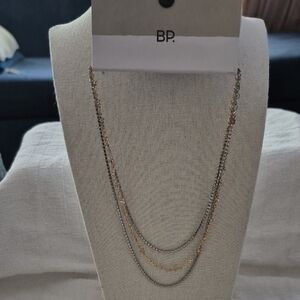 Nordstrom BP Two-Tone Gold and Silver Necklace